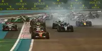 Der Start beim Formel-1-Rennen in Abu Dhabi 2024