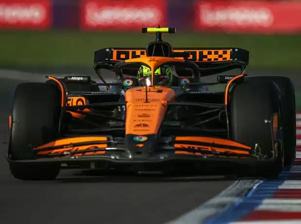 Titel-Bild zur News: Lando Norris beim Formel-1-Rennen in Mexiko 2024