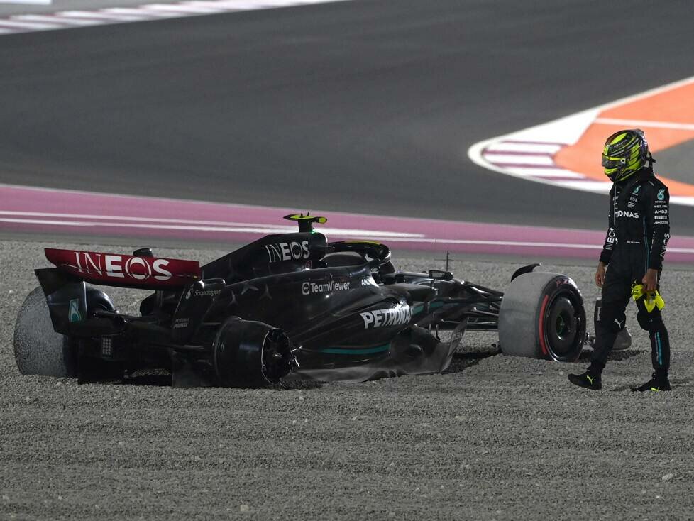 Lewis Hamiltons Ausfall beim Formel-1-Rennen 2023 in Katar