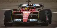 Lewis Hamiltons erste Ferrari-Testfahrt im F1-75