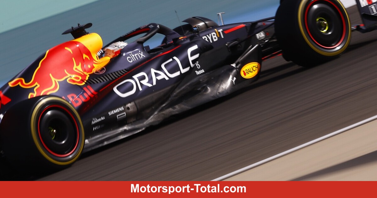 F1-Training Bahrain: Verstappen fährt im Schongang Bestzeit
