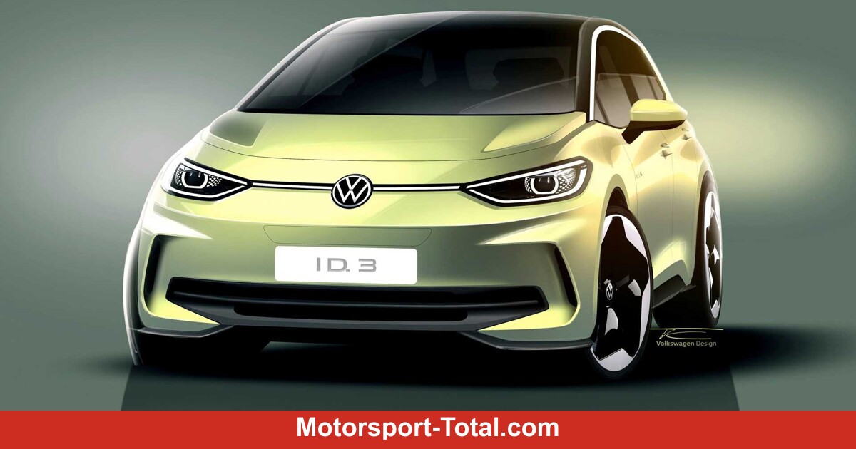 Vw Id3 Erste Offizielle Skizzen Der Neuen Generation