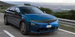 Lancia Gamma (2026) als Rendering Motor1.com