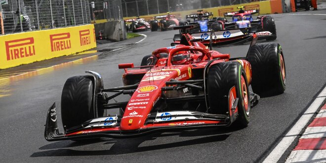 Motorproblem und Slicks im Regen - Leclerc-Frust nach Ferrari-Fiasko