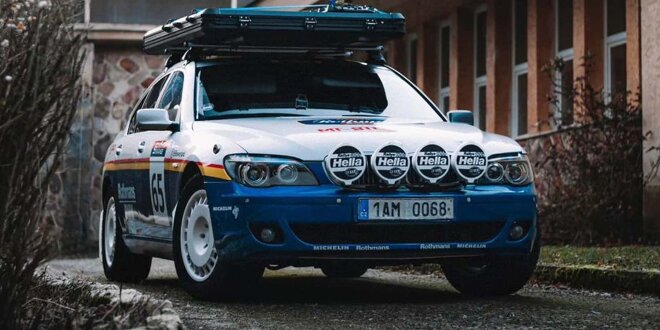 BMW 7er Overlander mit Rothmans-Optik - Besser als jedes SUV