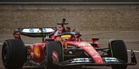 Lewis Hamiltons erste Fahrt in einem F1-Ferrari