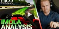 Nico Rosberg erklärt die Strecke in Imola