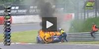 24h Nürburgring: Feuer bei Porsche #69