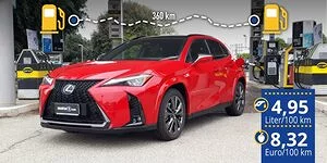 Bild zum Inhalt: Tatsächlicher Verbrauch: Lexus UX Vollhybrid im Test