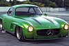 Mercedes 300 SL: Rendering mit Elementen vom AMG GT R