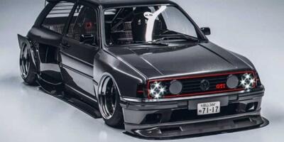 Virtueller VW Golf 2 GTI wird Realität dank JP Performance und Prior Design